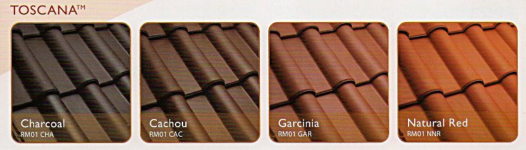 Roof Tile Color Chart